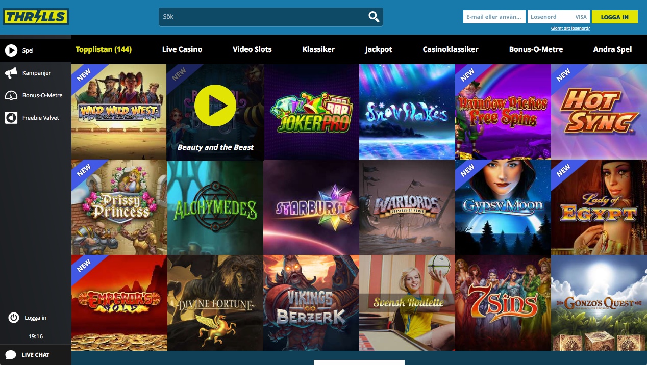 Thrills - Låt äventyret börja 